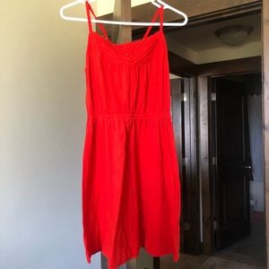 Quicksilver red cotton sundress. Size Medium.